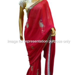 Saree Fall and Zig Zag work